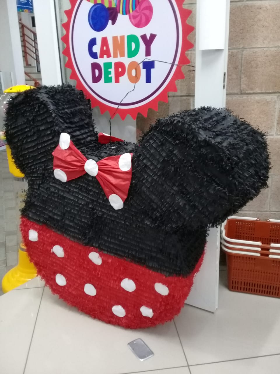 Permanentemente Gaseoso nacimiento Piñata Minnie Mouse Roja Mediana 2 - CANDY DEPOT